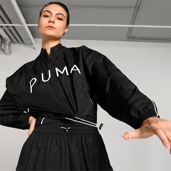 FIT "Move" Women's Woven Training Jacket, PUMA Black, extralarge-IND